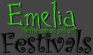 Emelia - the five-year-old goth girl - Festivals
